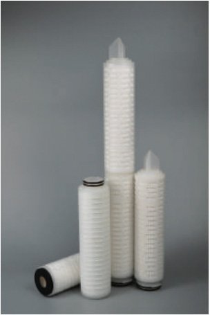 PVDF membrane pleated filter cartridges PVDF membrane pleated filter cartridges